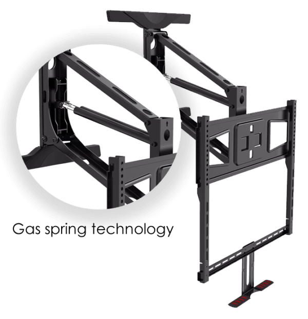 Buy Full Motion TV Mount bracket | Lowering Pull down Television 55" to 65"