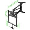 Full Motion TV Mount bracket | Lowering Pull down Television 55" to 65" Specification
