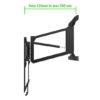 Full Motion TV Mount bracket | Lowering Pull down Television 55" to 65" Review