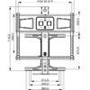 Full Motion TV Mount bracket | Lowering Pull down Television 55" to 65" Cost