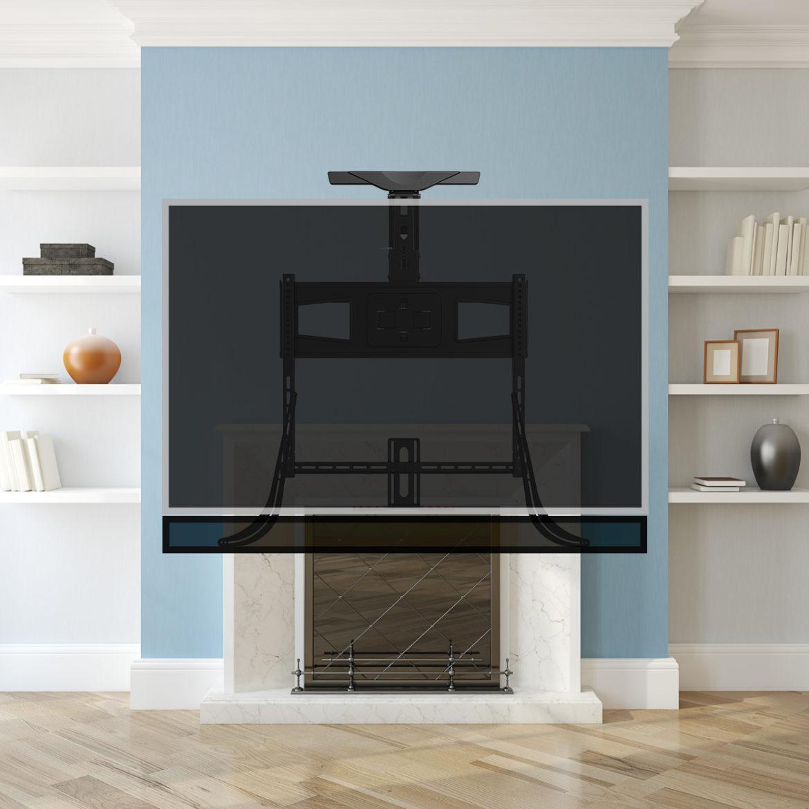 tv bracket with soundbar mount