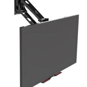 Black Adjustable Tilt/Tilting Wall Mount Bracket with Anti-Theft Feature for Proscan PLDV321300 32 inch LED/DVD Combo HDTV TV/Television 