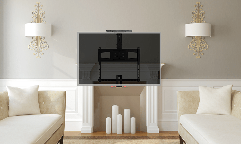 TV above Fireplace Mount