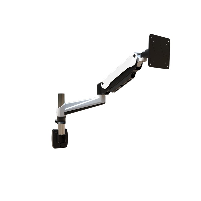 Gas Spring Monitor Arm for Partition-Mounting Easy-to-Install Monitor Stand Mount