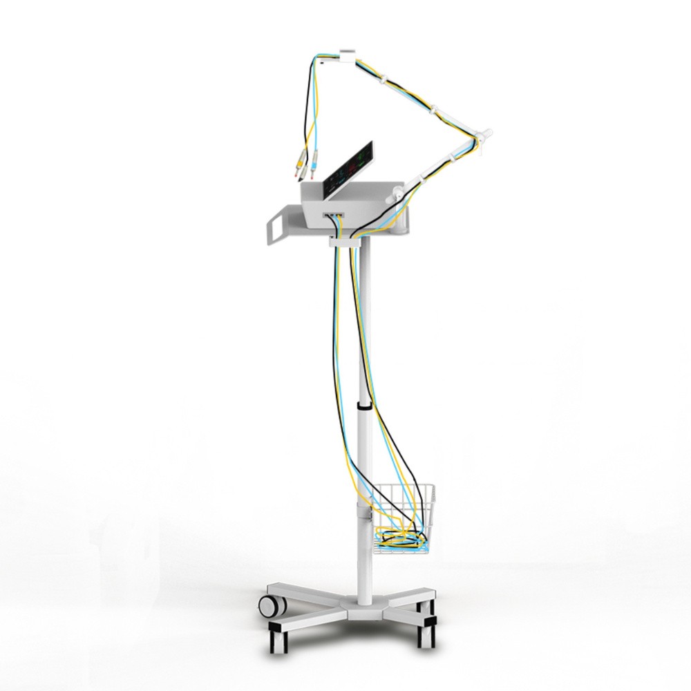 Height Adjustable ECG Cart Medical Cart Mobile Stand for EKG Fetal Monitor Veterinary Monitoring Device