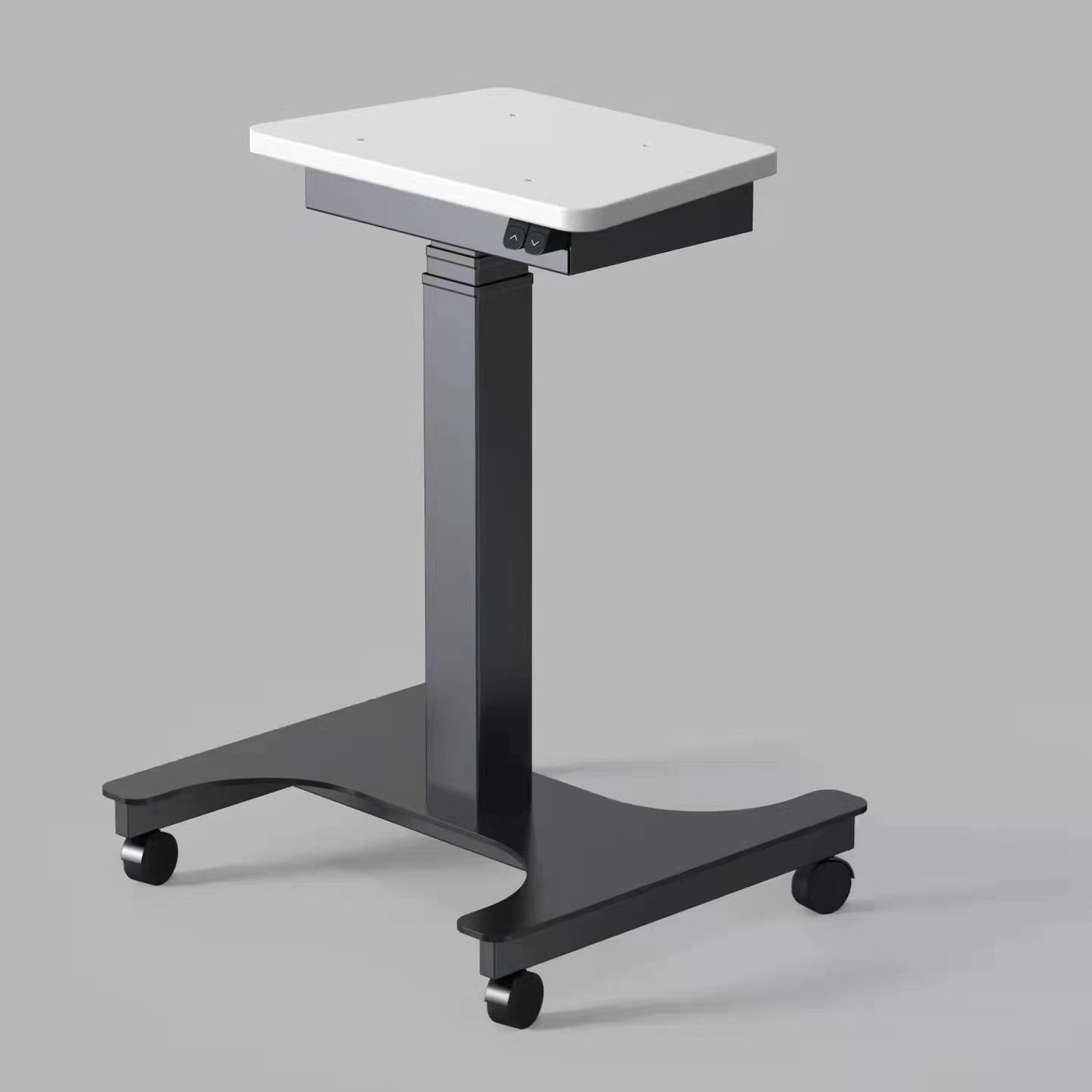 Electric Mobile Hospital Cart Height Adjustment for Vision Screening Device and Facial Skin Detector