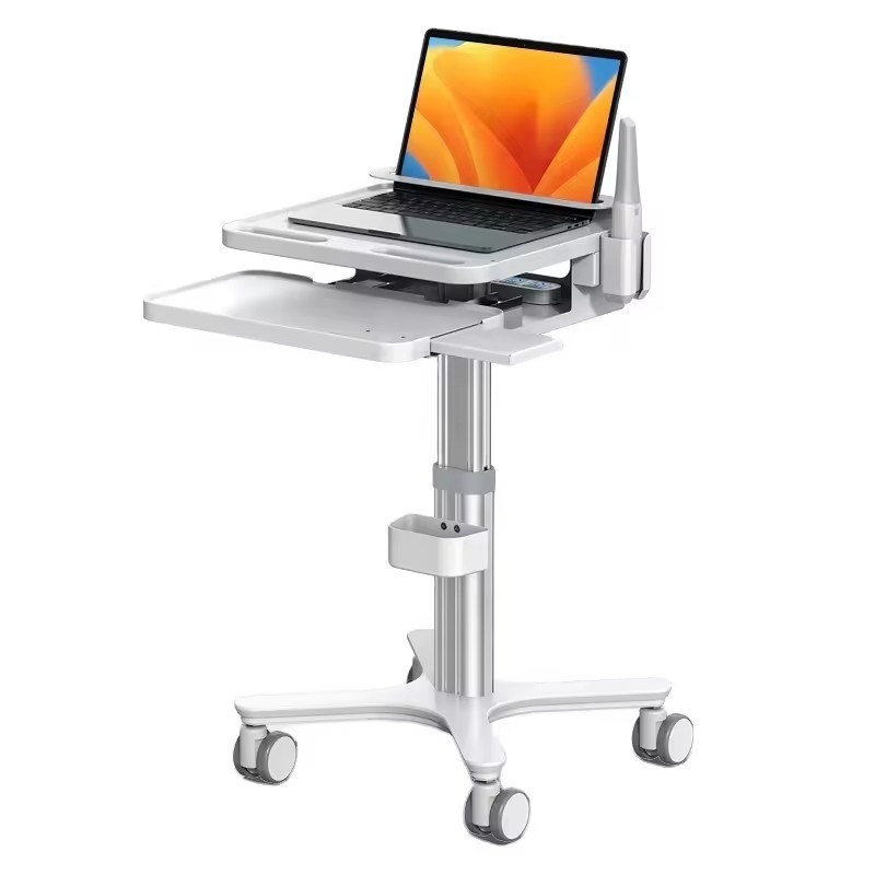 Medical Dental Laptop Cart with Oral Scanner Holder–PM