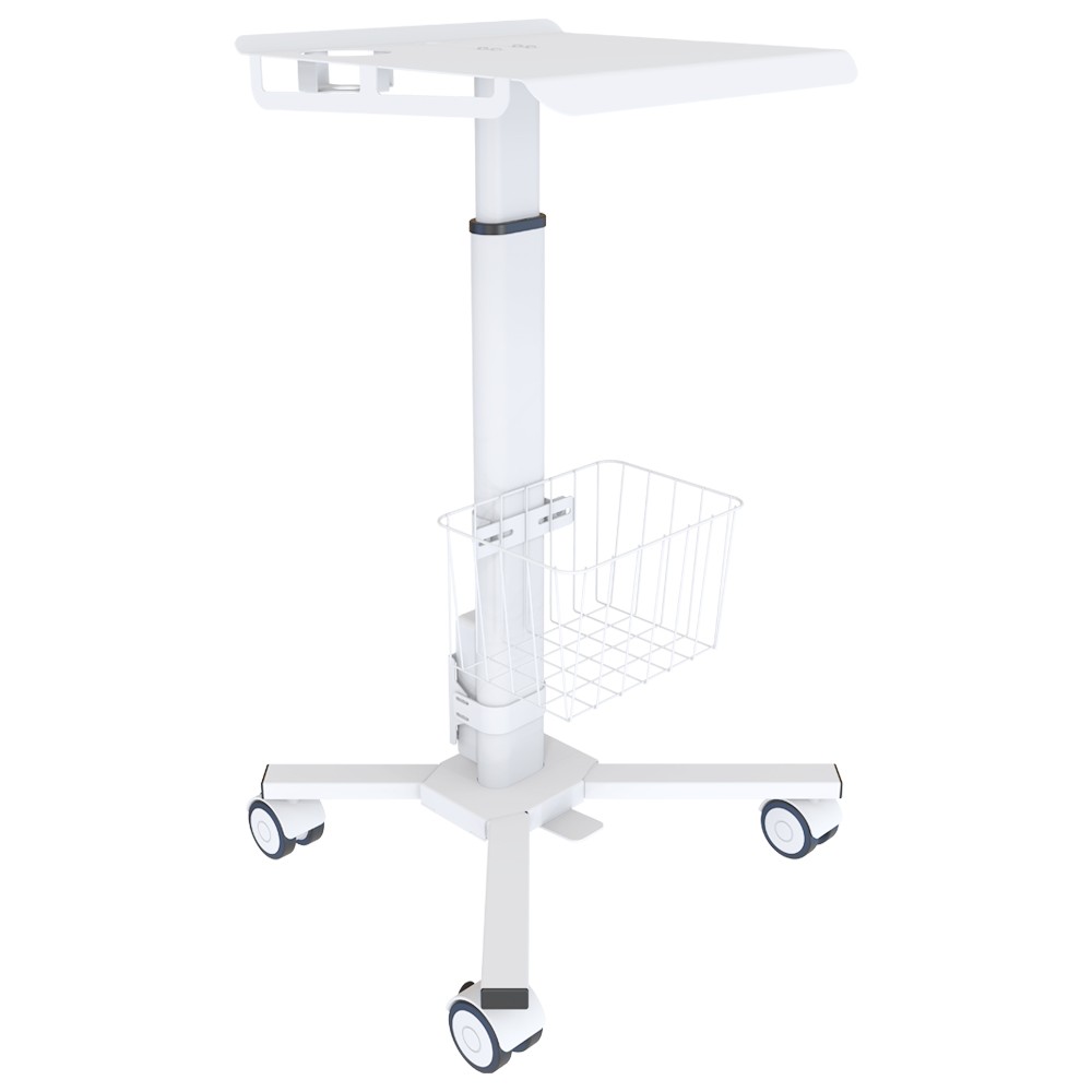 All in One Workstation Height Adjustable Mobile Medical Laptop Cart Hospital Trolley-TranquilMount MGS Series
