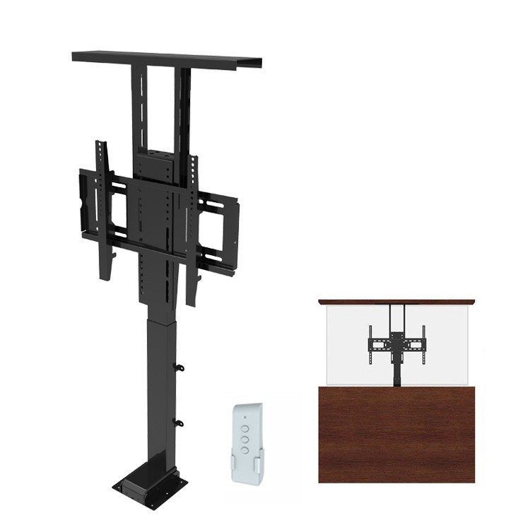 Motorized Up and Down TV Lift TV Floor Stand-TranquilMount PM-CTD