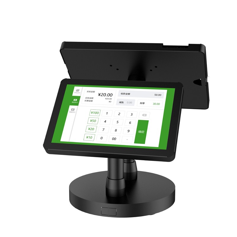Tablet POS Stand Desktop Gooseneck Tablet Holder Dual Screen For Checkout Counter Restaurant - View 3