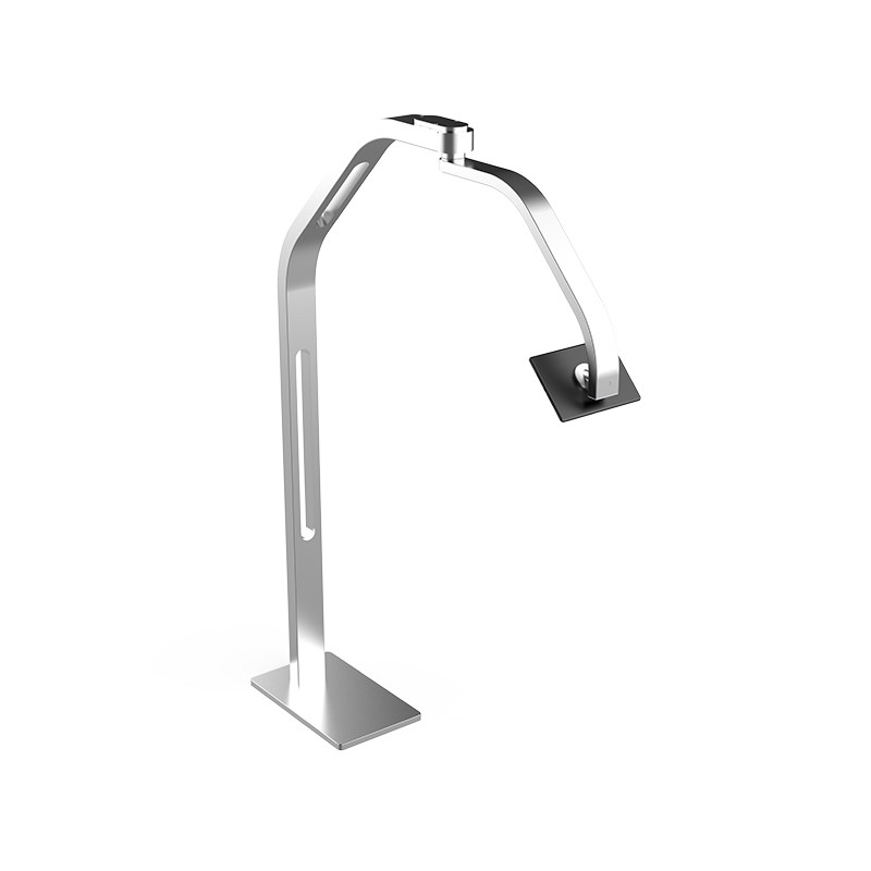Customizable Universal Tablet Floor Stand Kiosk Metal Stand for Wig Shop