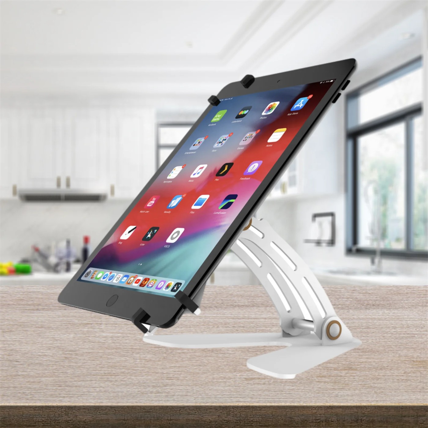Portable Desktop Tablet Stand with Clamp-TranquilMount UPS-D