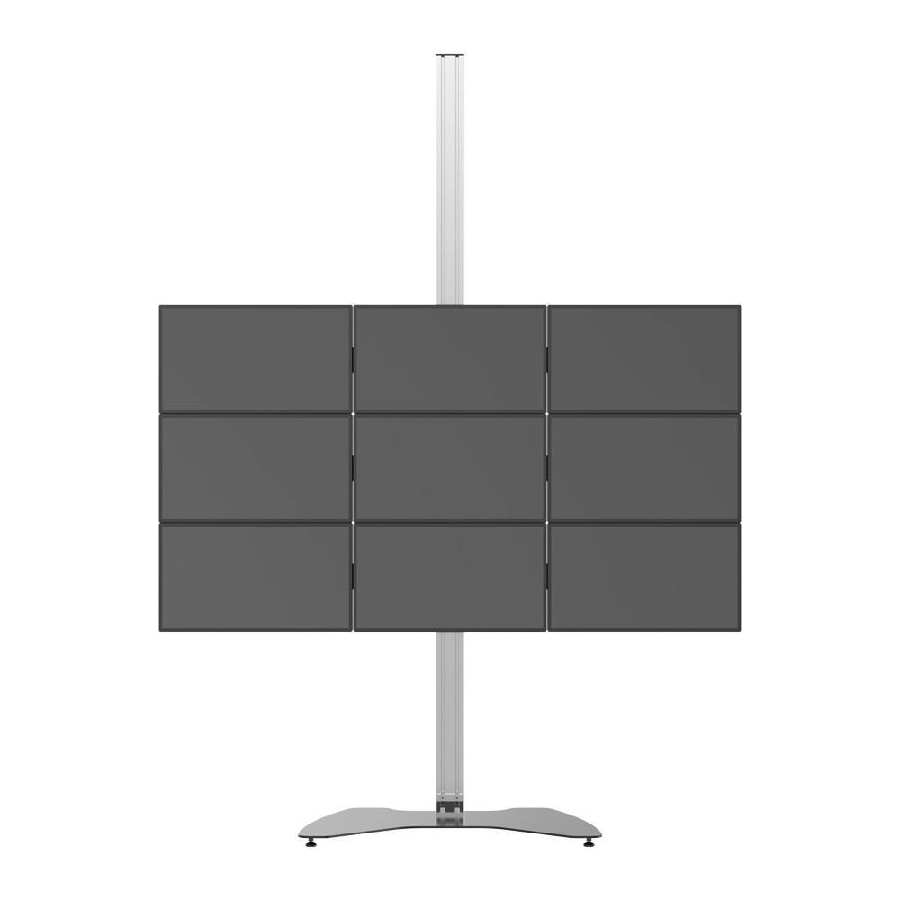 TV Floor Stand for Nine Screens-TranquilMount ML-04 - View 4